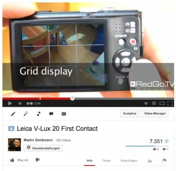 Zeigen statt erklären: Dieses Video lief deutlich besser - ohne Text und ohne mich.