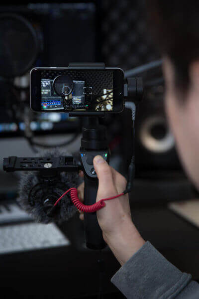 Schulung Handyvideo: iPhone auf DJI Gimbal