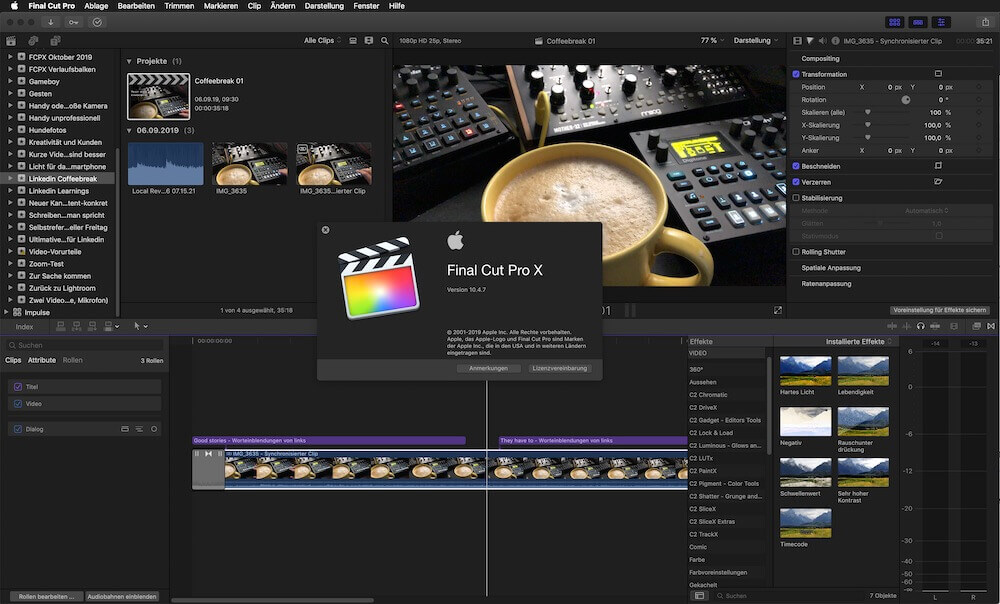 final cut pro x